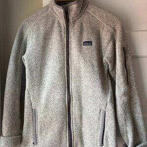 Patagonia Oatmeal color fleece, size small